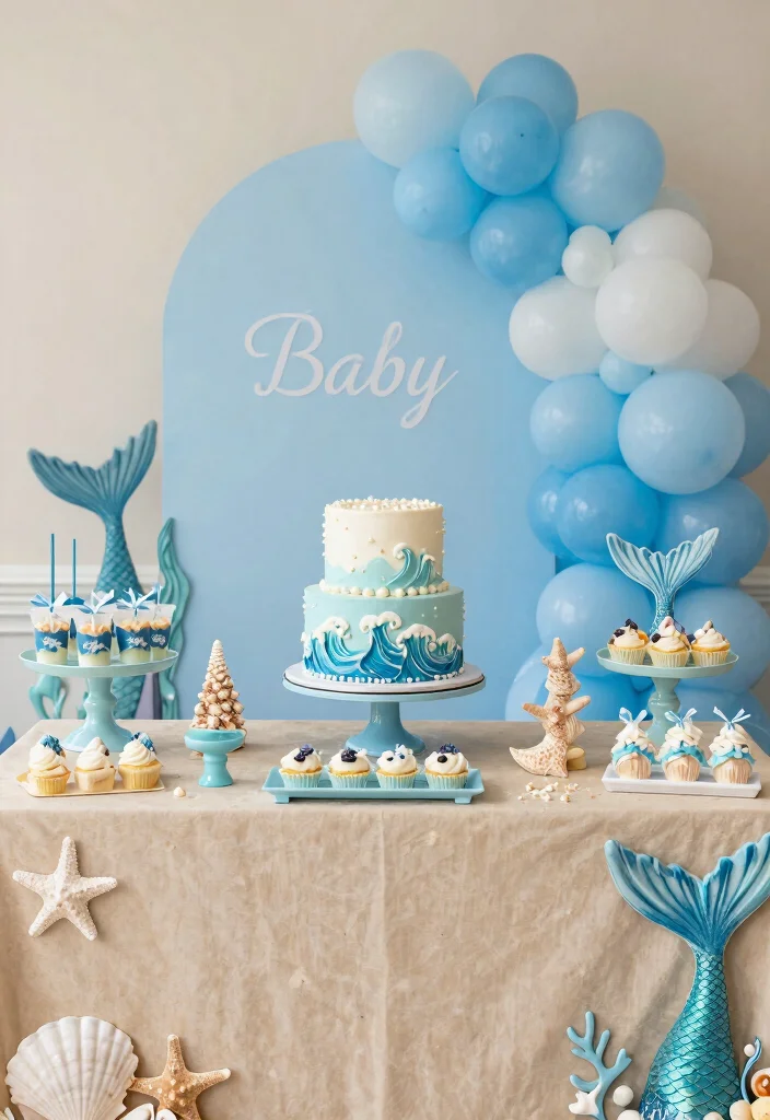 12 Unforgettable Baby Shower Themes That Will Leave Your Guests in Awe! (Wait Until You See #8!) - 6. Under the Sea 1