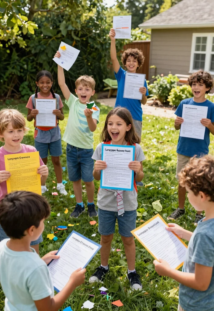 14 Learning Games for Kids That Turn English into a Fun Adventure! - 11. Language Scavenger Hunt 1