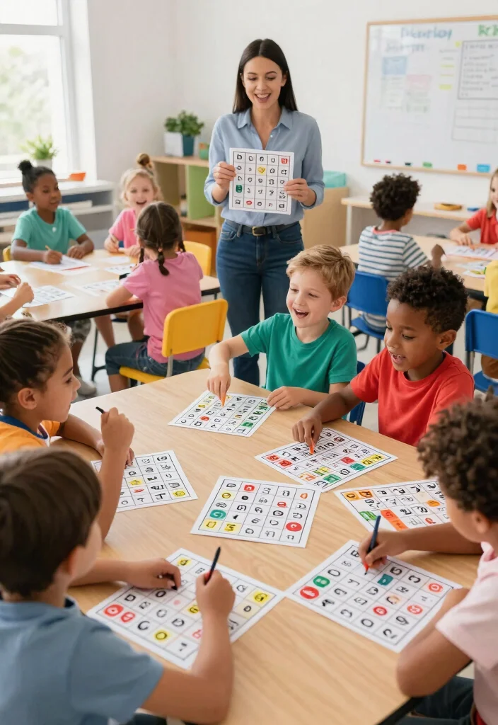 14 Learning Games for Kids That Turn English into a Fun Adventure! - 9. Vocabulary Bingo 1