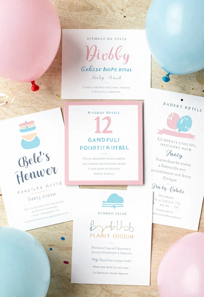 14 Stunning Baby Shower Invitation Ideas That Will Get Everyone Excited! (Check Out #6!) - 5. Gender Reveal Themes 1