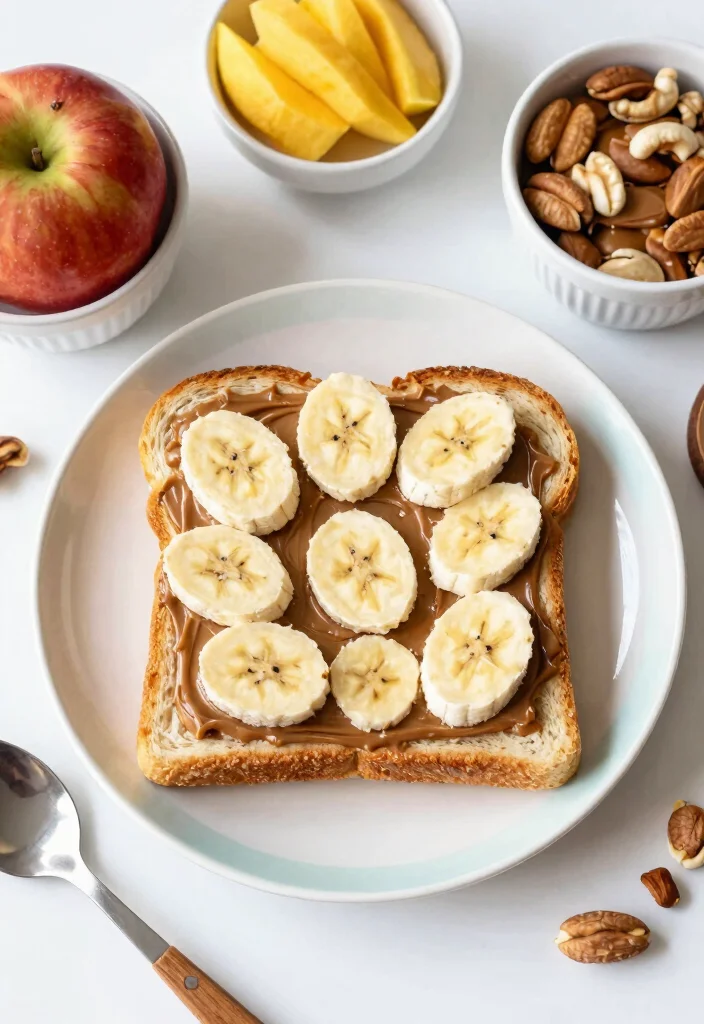 14 Tasty Toddler Lunch Options That Make Lunchtime a Breeze - 10. Nut Butter and Banana Toast 1