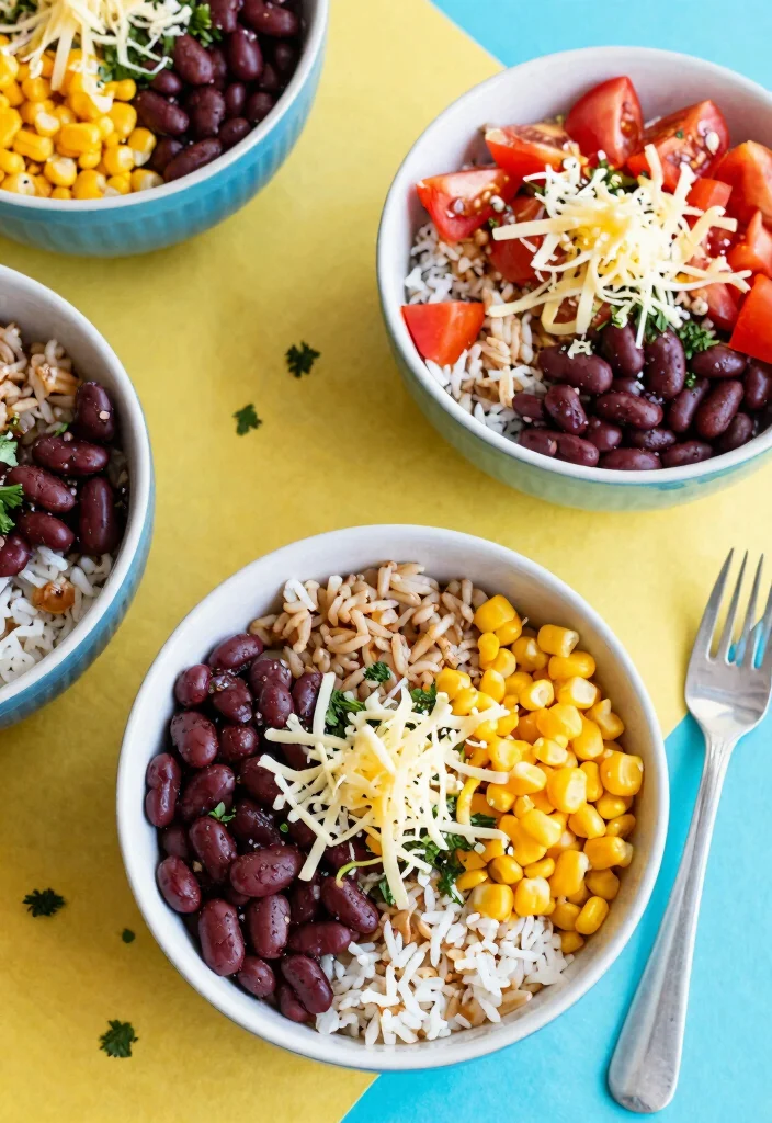 14 Tasty Toddler Lunch Options That Make Lunchtime a Breeze - 13. Rice and Bean Bowls 1
