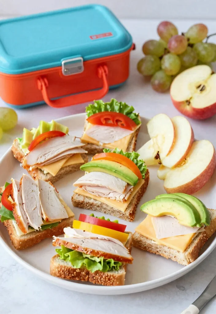 14 Tasty Toddler Lunch Options That Make Lunchtime a Breeze - 4. Mini Turkey and Cheese Sandwiches 1