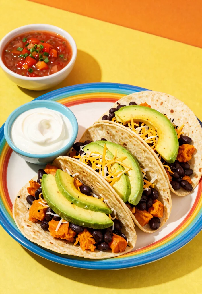 14 Tasty Toddler Lunch Options That Make Lunchtime a Breeze - 8. Sweet Potato and Black Bean Tacos 1