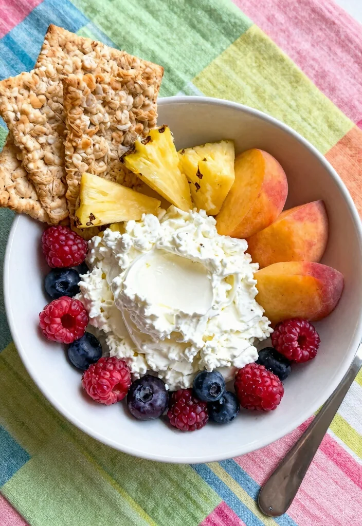 14 Tasty Toddler Lunch Options That Make Lunchtime a Breeze - 9. Cottage Cheese and Fruit Bowls 1