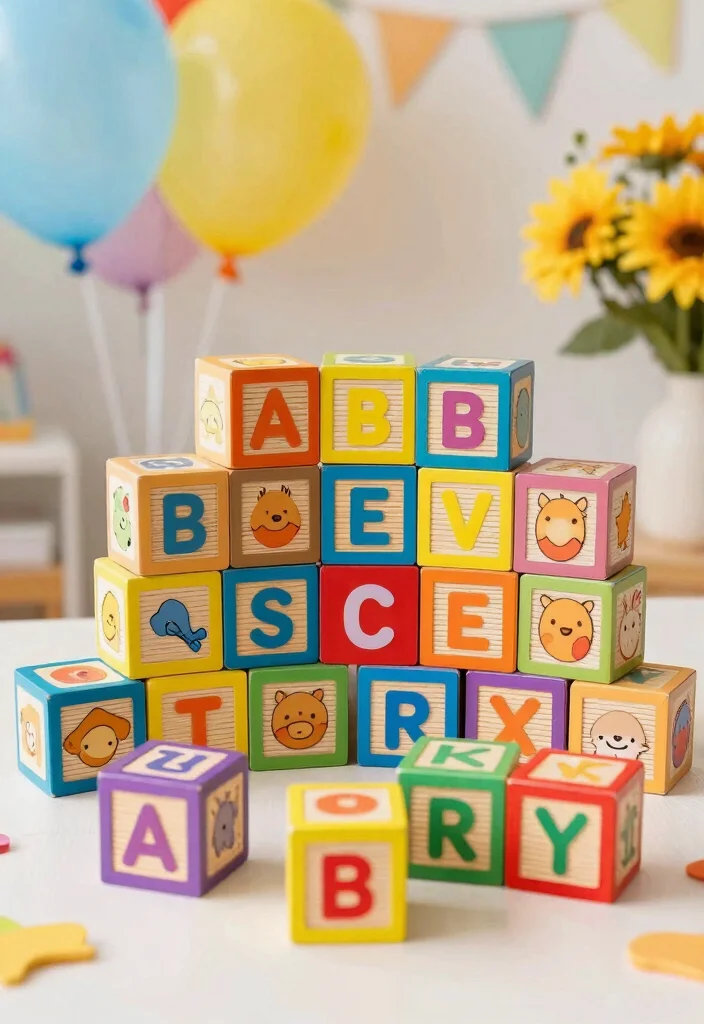 15 DIY Baby Shower Decorations That Are So Easy, You'll Want to Make Them All! (Don't Miss #5!) - 9. DIY Baby Blocks 1