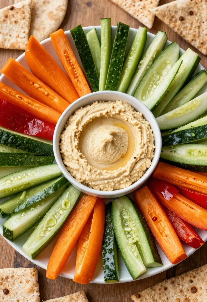 15 Easy Toddler Dishes That Even Picky Eaters Will Love (You Won't Believe #8!) - 13. Veggie and Hummus Dippers 1