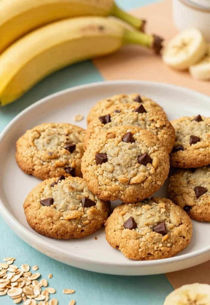 15 Easy Toddler Dishes That Even Picky Eaters Will Love (You Won't Believe #8!) - 7. Banana Oatmeal Cookies 1