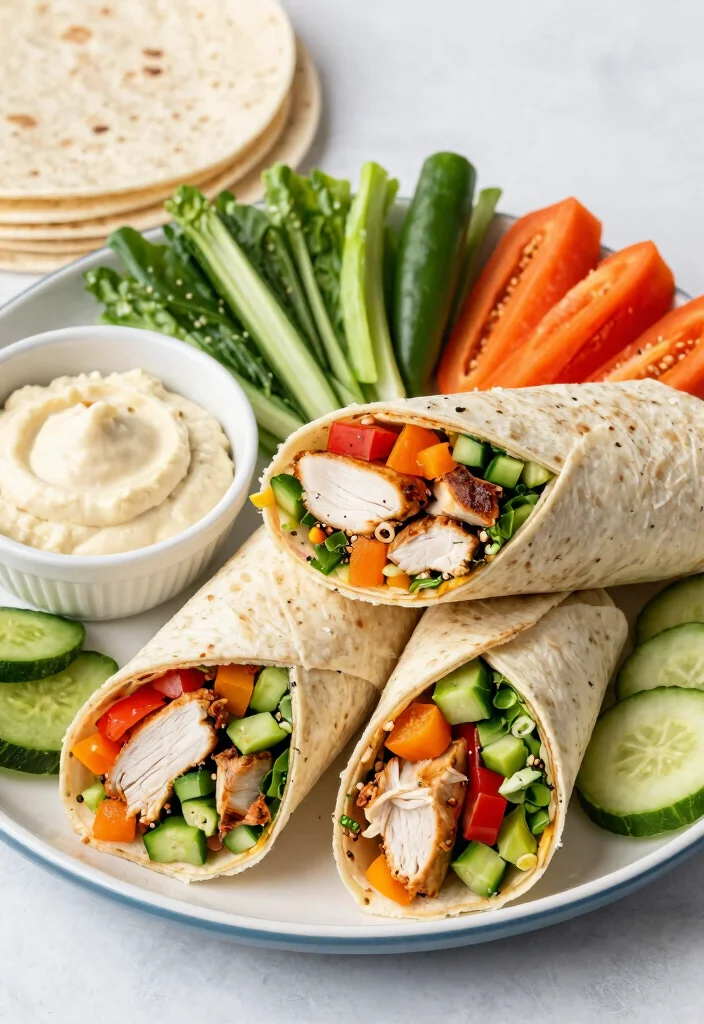 15 Easy Toddler Dishes That Even Picky Eaters Will Love (You Won't Believe #8!) - 9. Chicken and Veggie Wraps 1