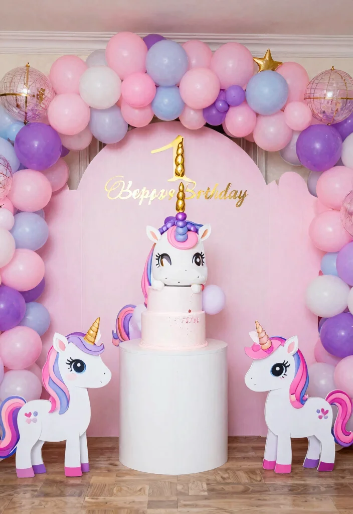 15 Whimsical Unicorn Birthday Party Decor Ideas That Will Leave You Spellbound! - 15. Whimsical Unicorn Themes for Different Ages 1