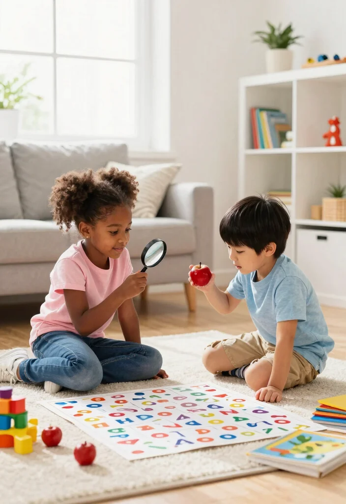 16 Simple Early Literacy Activities to Prepare Your Child for Reading Success (#10 Will Amaze You!) - 1. Alphabet Treasure Hunt 1