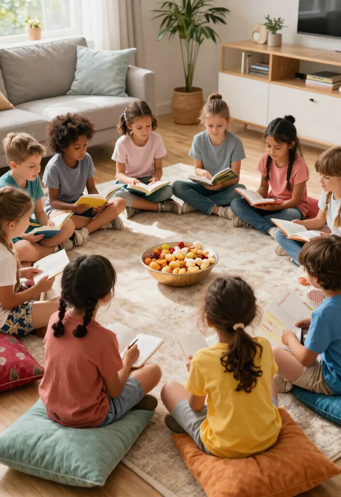16 Simple Early Literacy Activities to Prepare Your Child for Reading Success (#10 Will Amaze You!) - 16. Book Club for Kids 1