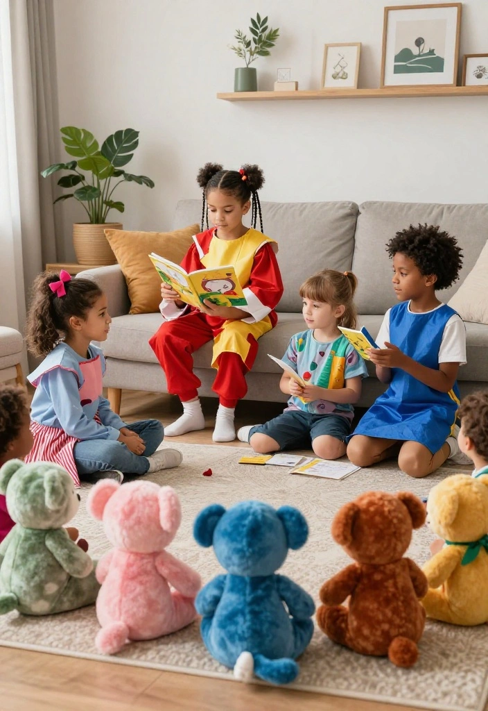 16 Simple Early Literacy Activities to Prepare Your Child for Reading Success (#10 Will Amaze You!) - 2. Storytime Theater 1