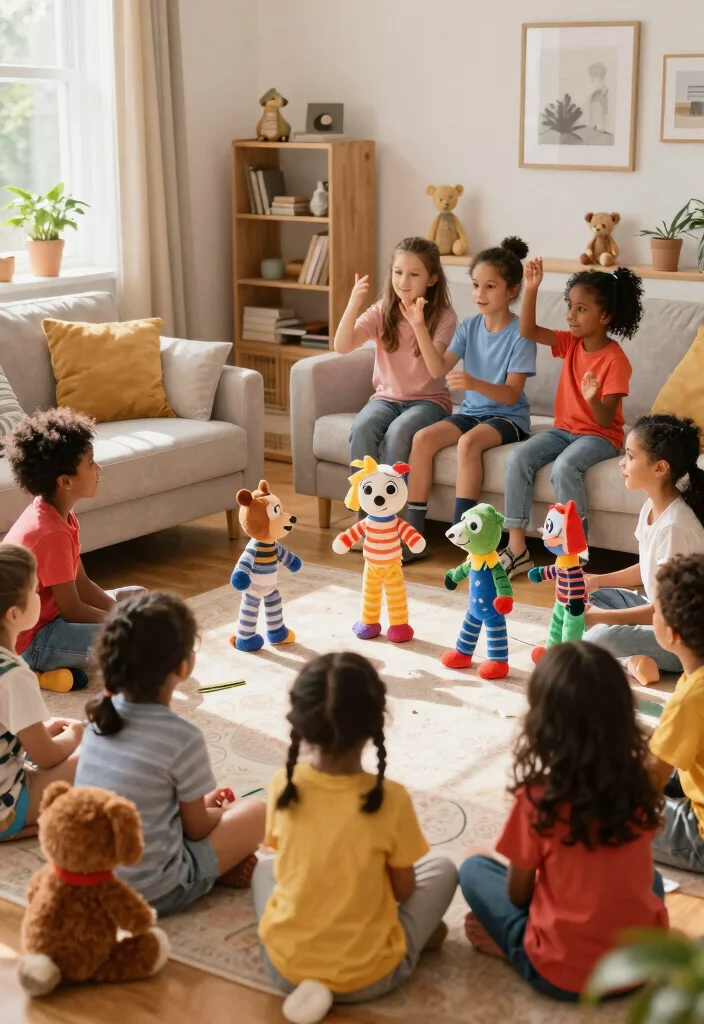 16 Simple Early Literacy Activities to Prepare Your Child for Reading Success (#10 Will Amaze You!) - 9. Puppet Show Stories 1