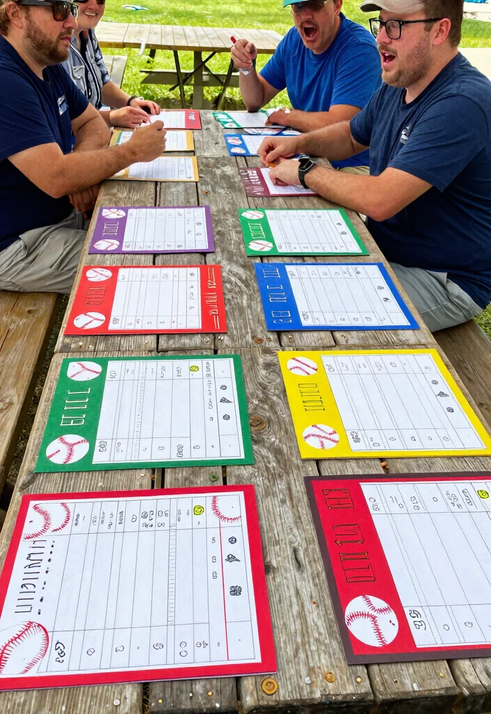 17 Creative Baseball Theme Birthday Party Ideas That'll Get Everyone in the Game! - 10. Score Cards for Fun 1