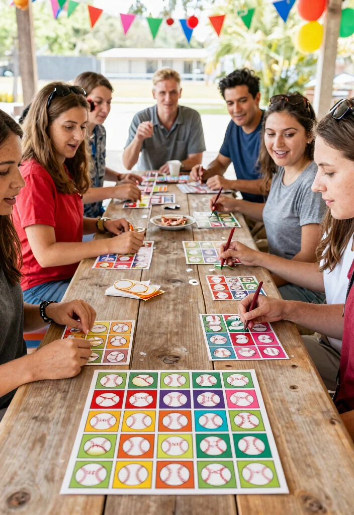 17 Creative Baseball Theme Birthday Party Ideas That'll Get Everyone in the Game! - 15. Baseball Bingo 1