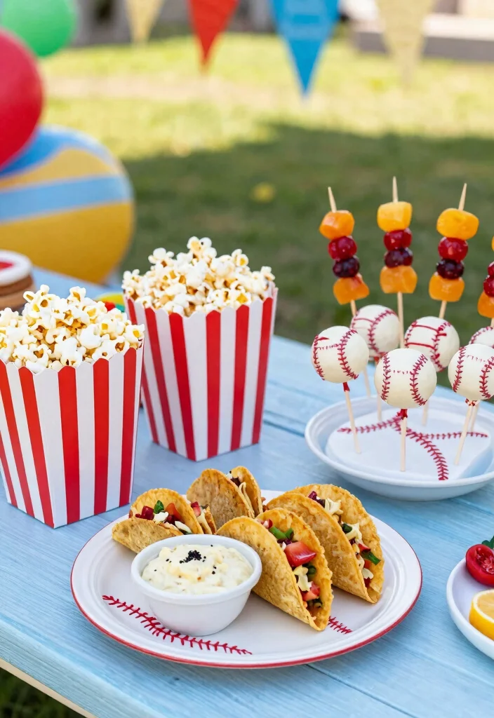 17 Creative Baseball Theme Birthday Party Ideas That'll Get Everyone in the Game! - 3. Themed Snacks and Treats 1