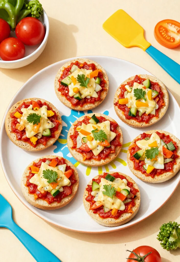 17 Easy Toddler Finger Foods That Will Make Snack Time Fun! - 1. Mini Veggie Pizzas 1