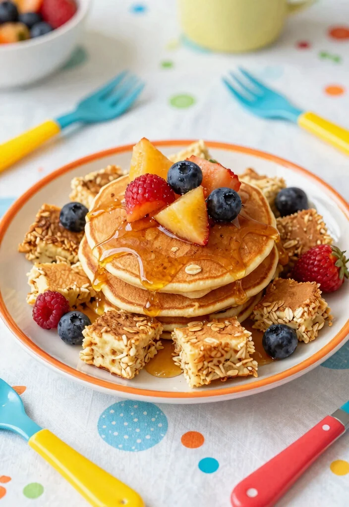 17 Easy Toddler Finger Foods That Will Make Snack Time Fun! - 12. Oatmeal Pancakes 1