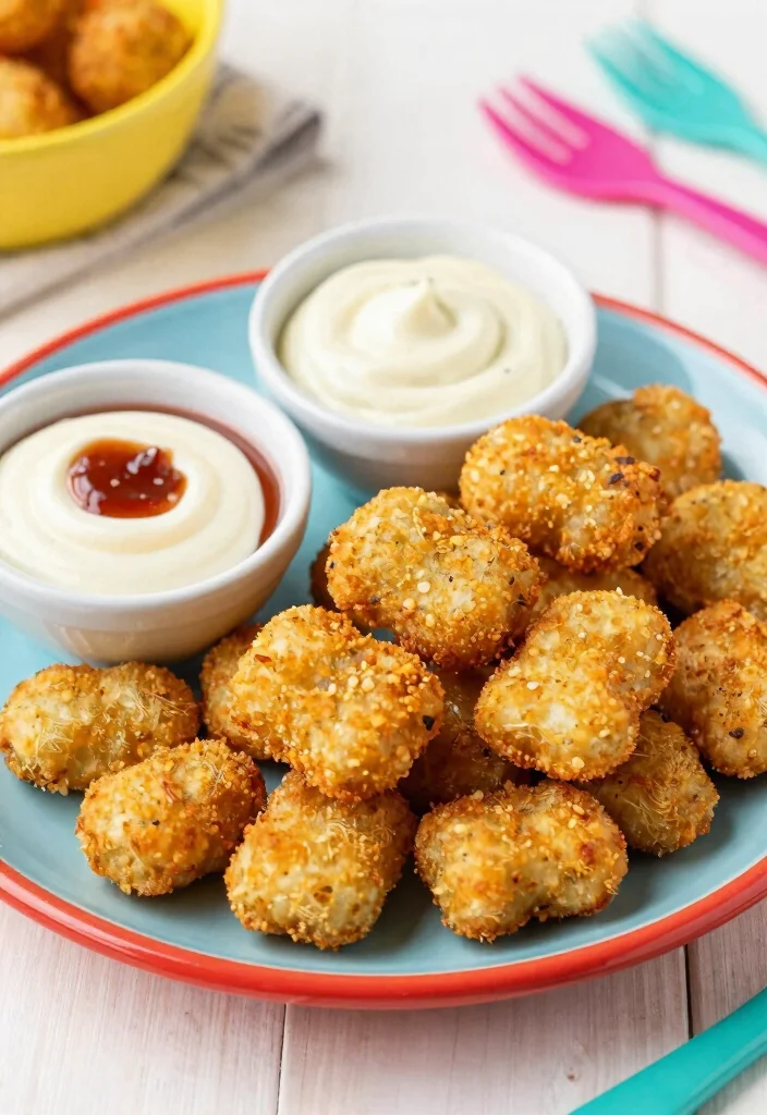 17 Easy Toddler Finger Foods That Will Make Snack Time Fun! - 9. Air-Fried Veggie Nuggets 1