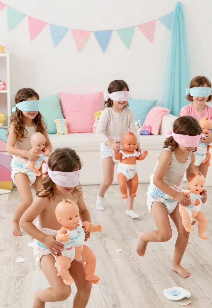 17 Hilarious Baby Shower Games That Will Have Everyone Laughing (You Won't Believe #10!) - 2. The Diaper Derby 1