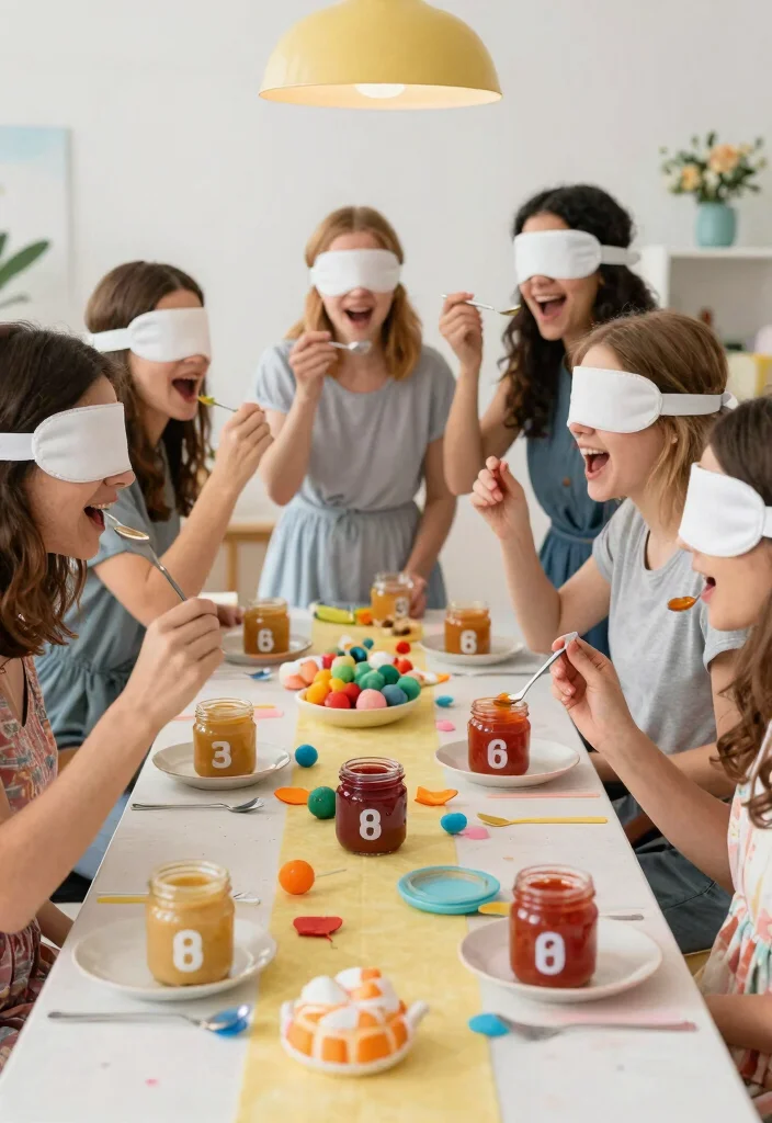 17 Hilarious Baby Shower Games That Will Have Everyone Laughing (You Won't Believe #10!) - 3. Baby Food Taste Test 1