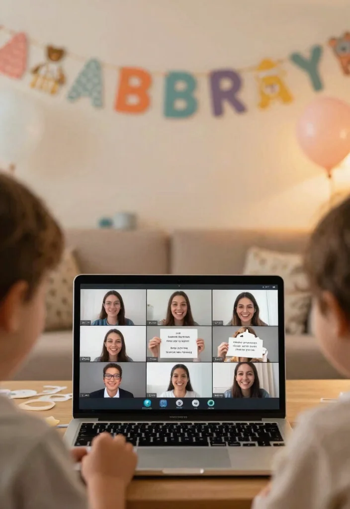18 Creative Ideas for a Virtual Baby Shower That Will Impress Everyone! - 18. Closing Circle 1