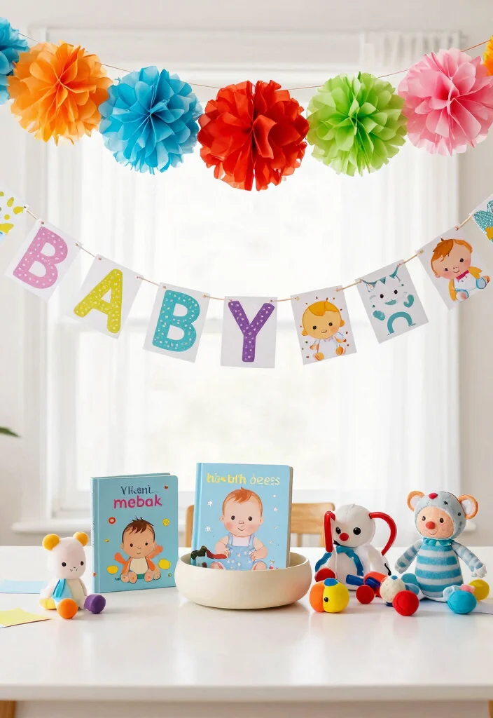 18 Creative Ideas for a Virtual Baby Shower That Will Impress Everyone! - 4. DIY Decorations 1