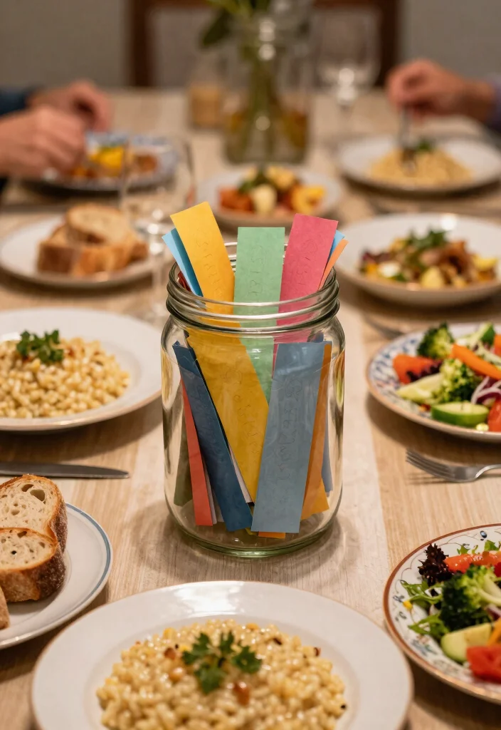 18 Family Conversation Tips That Will Make Every Dinner Feel Like a Celebration (#11 Is Genius!) - 2. Create a Conversation Jar 1