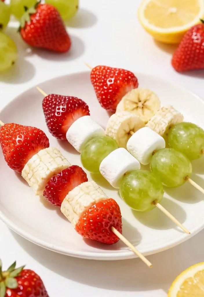 18 Genius Toddler Food Hacks That Will Change Your Mealtime Game Forever! - 18. Marshmallow Fruit Kabobs 1