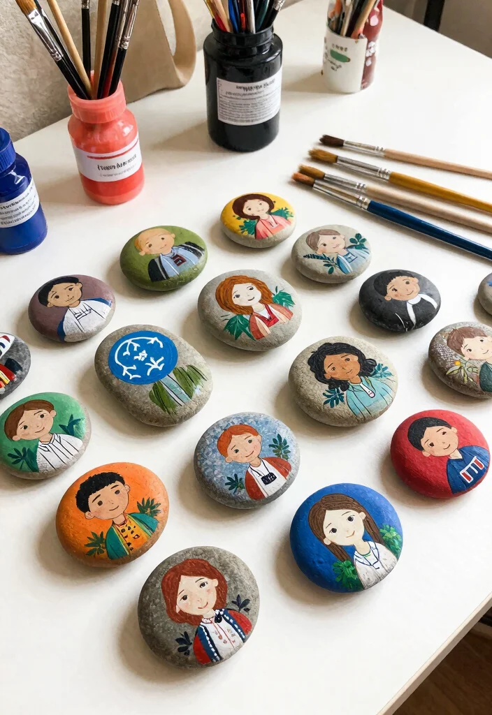 21 Incredible Kids Crafts That Will Spark Your Child's Imagination! - 11. DIY Story Stones 1