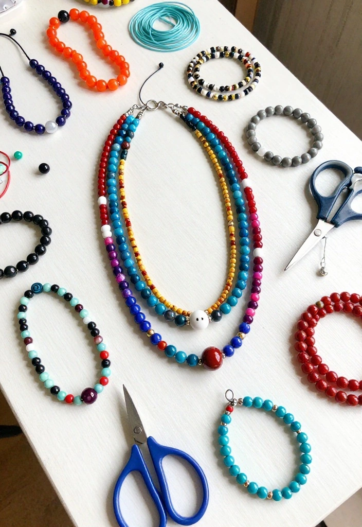 21 Incredible Kids Crafts That Will Spark Your Child's Imagination! - 4. DIY Bead Jewelry 1