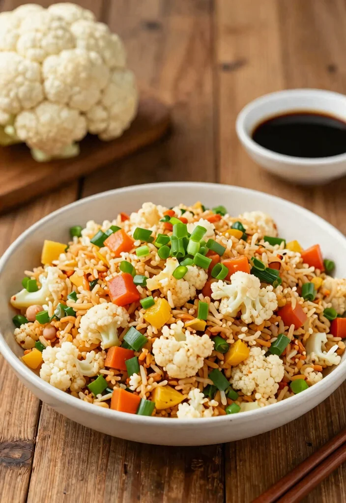 25 Easy Healthy Meal Prep Ideas for the Perfect Week Ahead (Wait Until You See #12!) - 12. Cauliflower Fried Rice (You Won't Believe It's Healthy!) 1