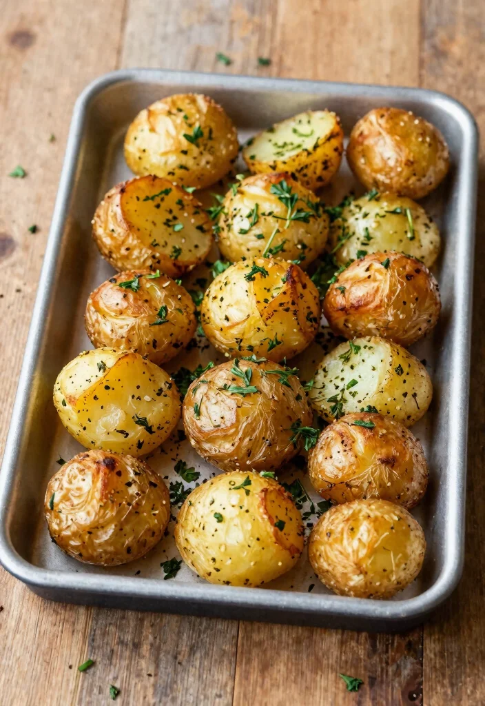 25 Easy Healthy Meal Prep Ideas for the Perfect Week Ahead (Wait Until You See #12!) - 23. Herb Roasted Potatoes 1