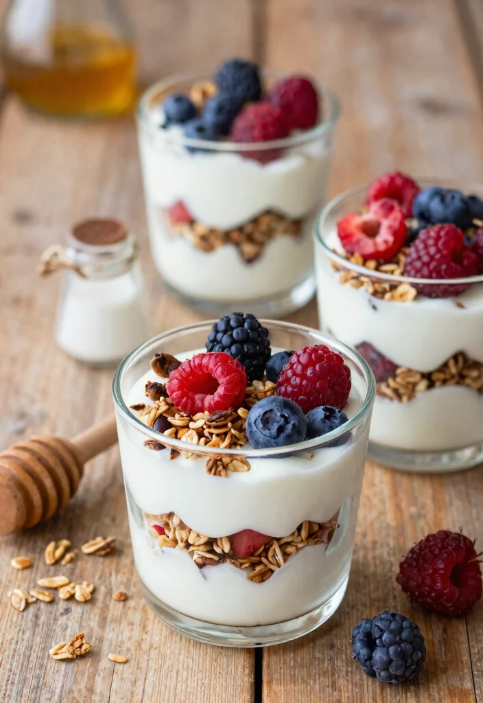 25 Easy Healthy Meal Prep Ideas for the Perfect Week Ahead (Wait Until You See #12!) - 3. Greek Yogurt Parfaits 1
