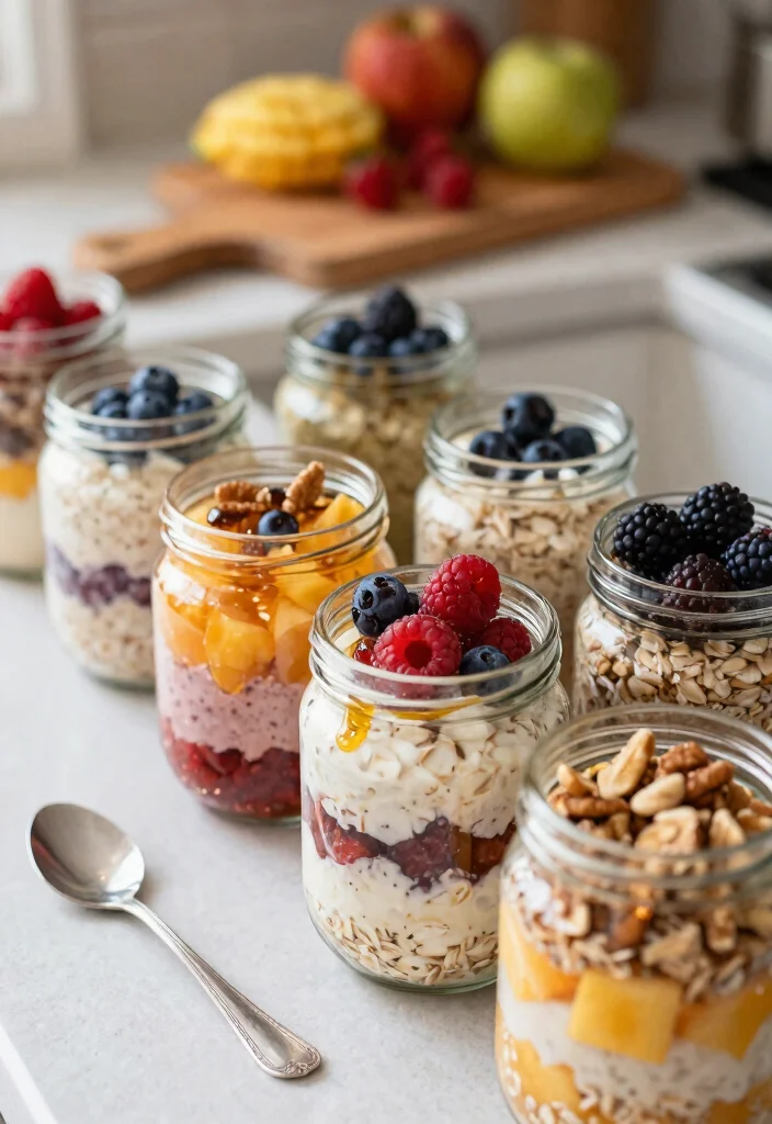 25 Easy Healthy Meal Prep Ideas for the Perfect Week Ahead (Wait Until You See #12!) - 7. Overnight Oats 1