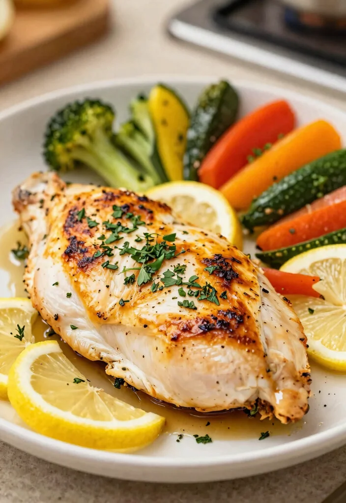 25 Easy Recipes That Make Healthy Eating a Breeze (Don't Miss #17!) - 10. Baked Lemon Herb Chicken 1