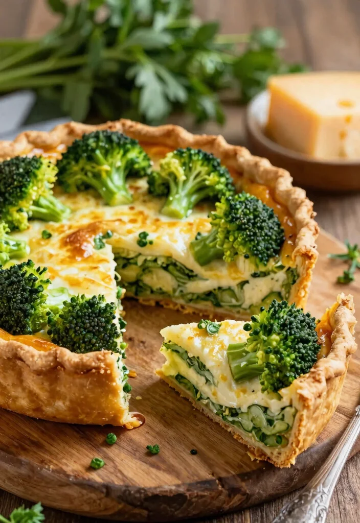 25 Easy Recipes That Make Healthy Eating a Breeze (Don't Miss #17!) - 18. Broccoli and Cheese Quiche 1