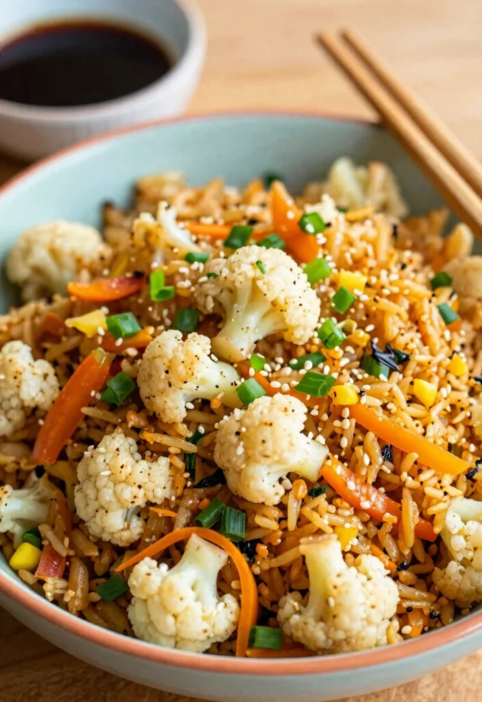 25 Easy Recipes That Make Healthy Eating a Breeze (Don't Miss #17!) - 21. Cauliflower Fried Rice 1