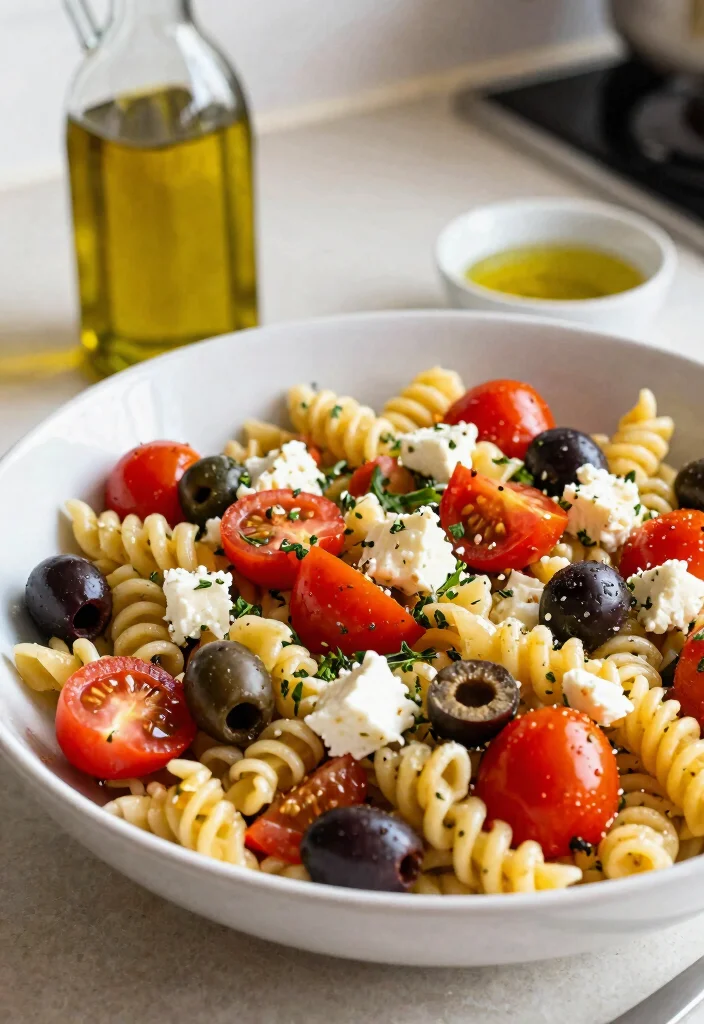 25 Easy Recipes That Make Healthy Eating a Breeze (Don't Miss #17!) - 6. Mediterranean Pasta Salad 1