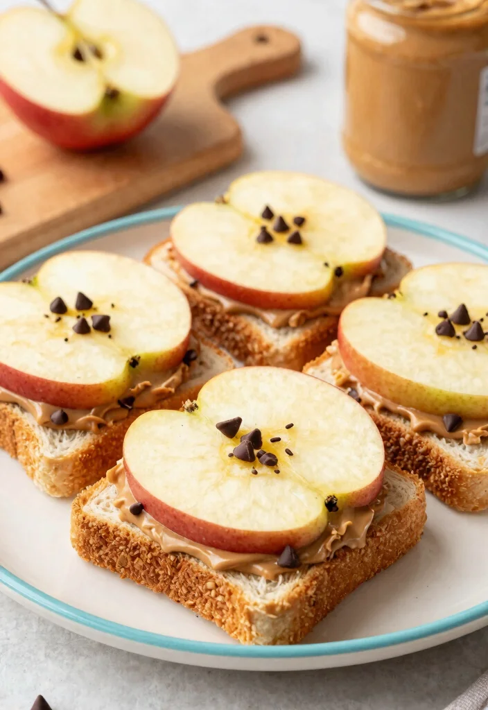 25 Fun Toddler Treats That Are So Easy You’ll Want to Make Them Every Day! - 4. Apple Sandwiches with Nut Butter 1