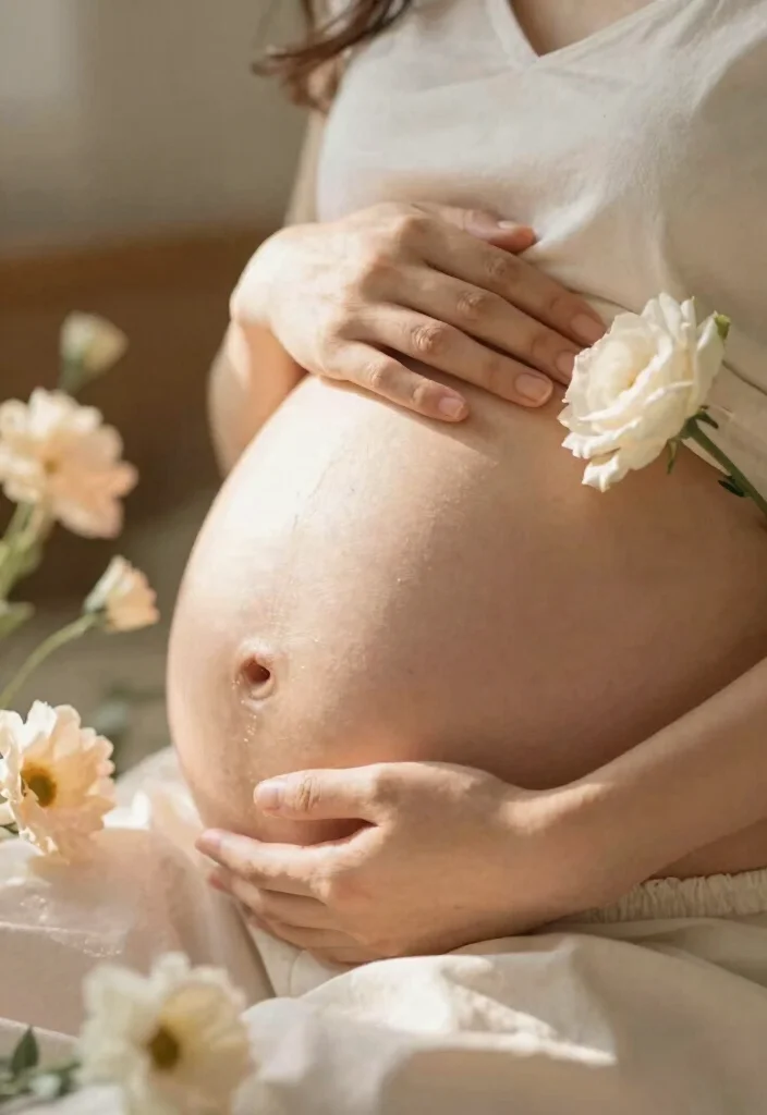 20 Stunning Outdoor Pregnancy Photoshoot Ideas That Will Take Your Breath Away! - 19. Close-Up Details 1