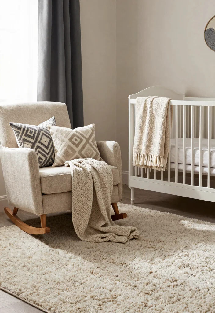 21 Stylish Baby Nursery Decor Ideas That'll Make You Want to Redecorate (Don’t Miss #5!) - 6. Soft Textiles and Layers 1