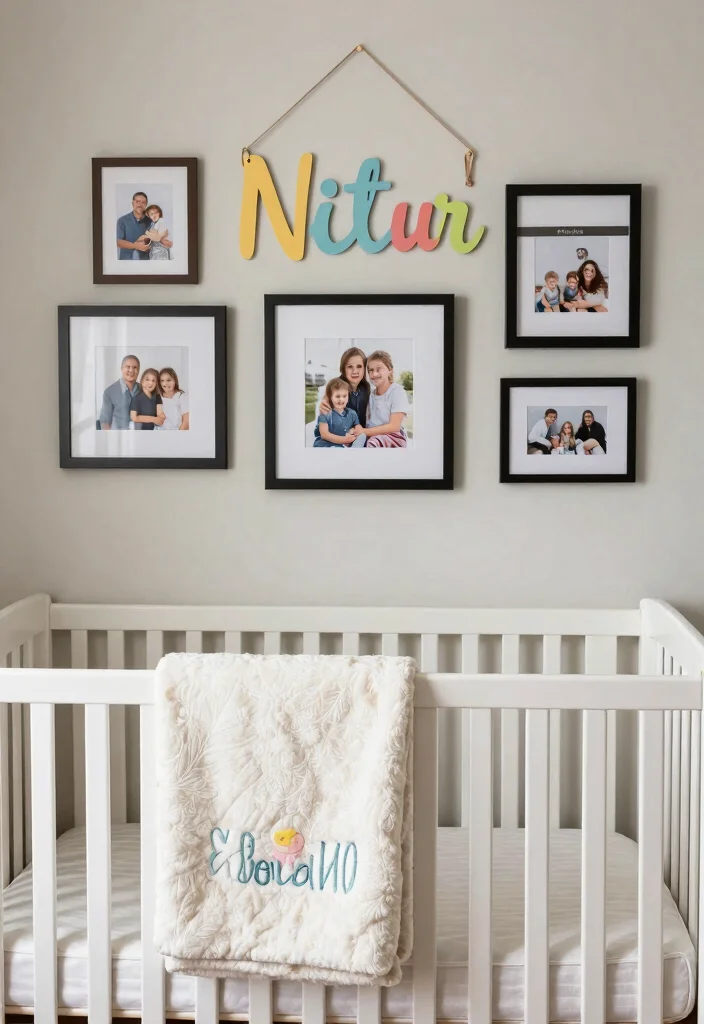 21 Stylish Baby Nursery Decor Ideas That'll Make You Want to Redecorate (Don’t Miss #5!) - 8. Personalized Decor 1