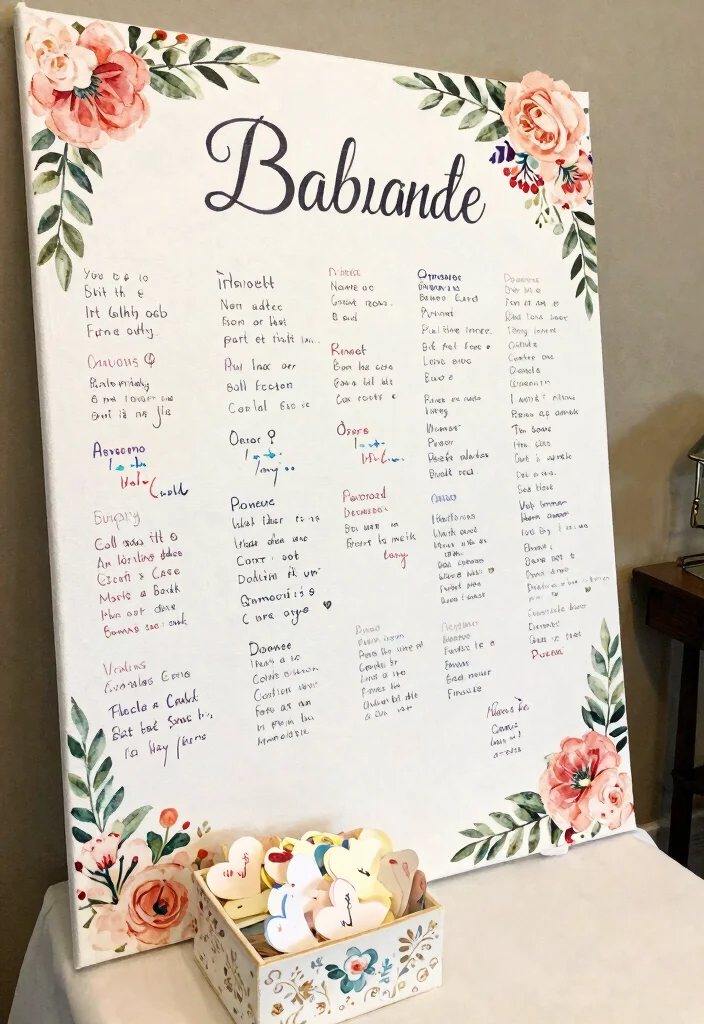 25 Affordable Baby Name Ceremony Decor Ideas That Look Luxurious! - 13. Unique Guest Books 1