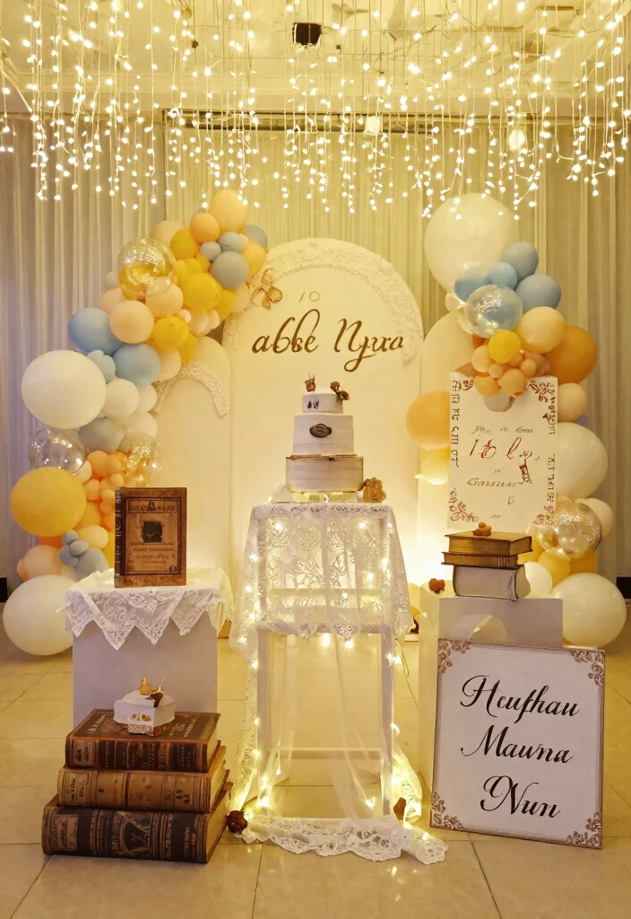 25 Affordable Baby Name Ceremony Decor Ideas That Look Luxurious! - 18. Themed Elements and Decorations 1