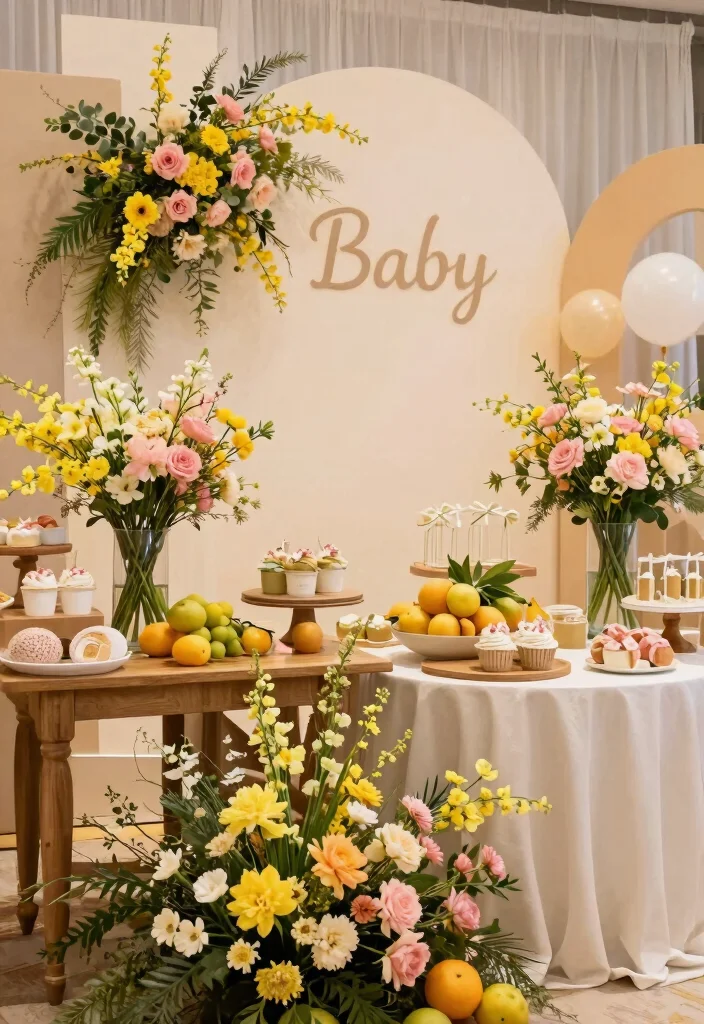 25 Affordable Baby Name Ceremony Decor Ideas That Look Luxurious! - 23. Seasonal Decor Elements 1