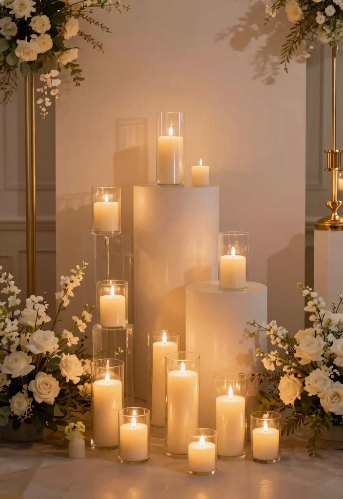 25 Affordable Baby Name Ceremony Decor Ideas That Look Luxurious! - 4. Candlelit Ambiance 1