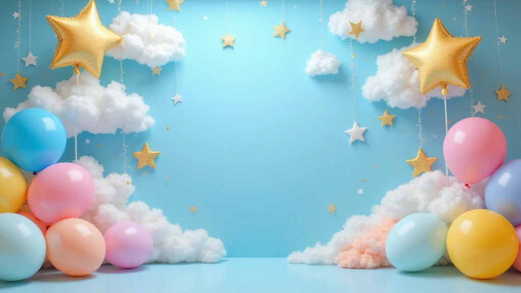 20 Whimsical Baby Birthday Inspirations with Clouds, Stars & Balloons (You’ll Love #3!)