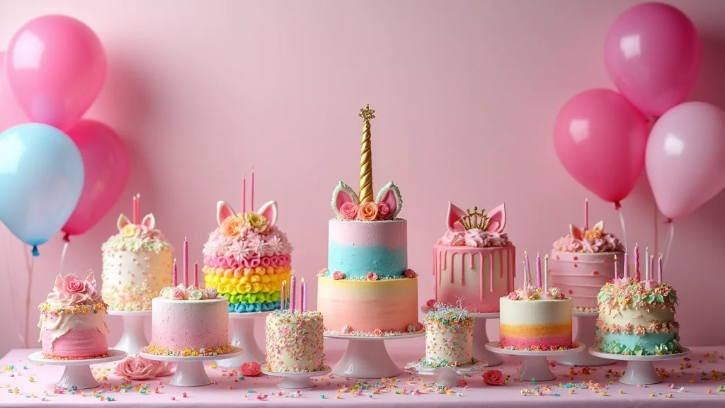 30 Colorful Birthday Cake Ideas for Your Baby Girl That Are Sure to Delight!